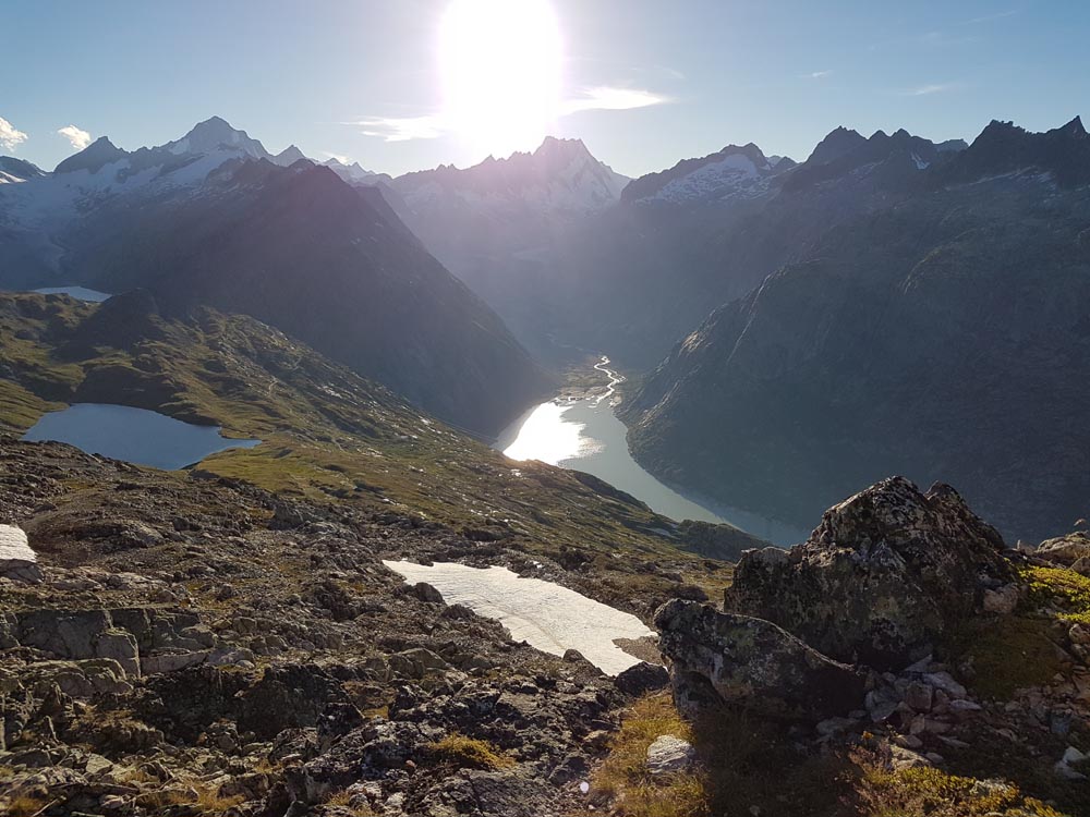 Feuer in den Alpen 2016. (Bild: Peter Anderegg)
