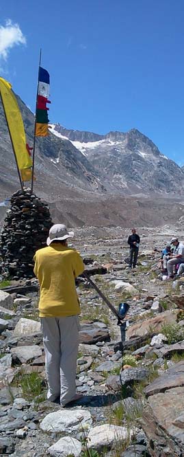 Fahnen Gletscherweib